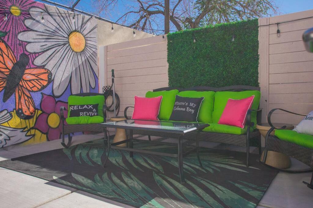 הוילה אלבוקרקי Bohemian Chic An Eclectic Escape-Hot Tub-Pet Friendly-No Pet Fees! מראה חיצוני תמונה
